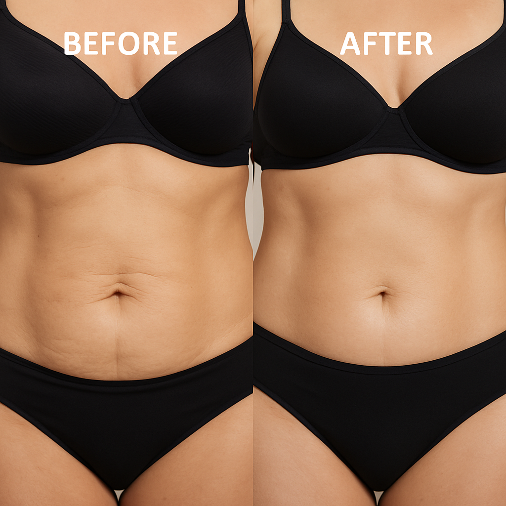 before and after tight sculpting